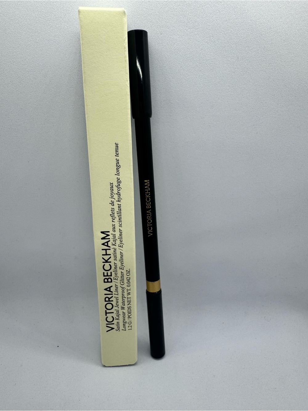 Victoria Beckham Eyeliner Pencil in Black with Gold Lame